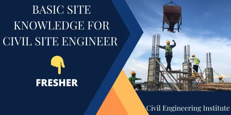 Basic site knowledge civil engineers 1
