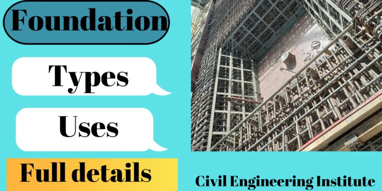 FOUNDATION IN CONSTRUCTION ,TYPES OF FOUNDATION