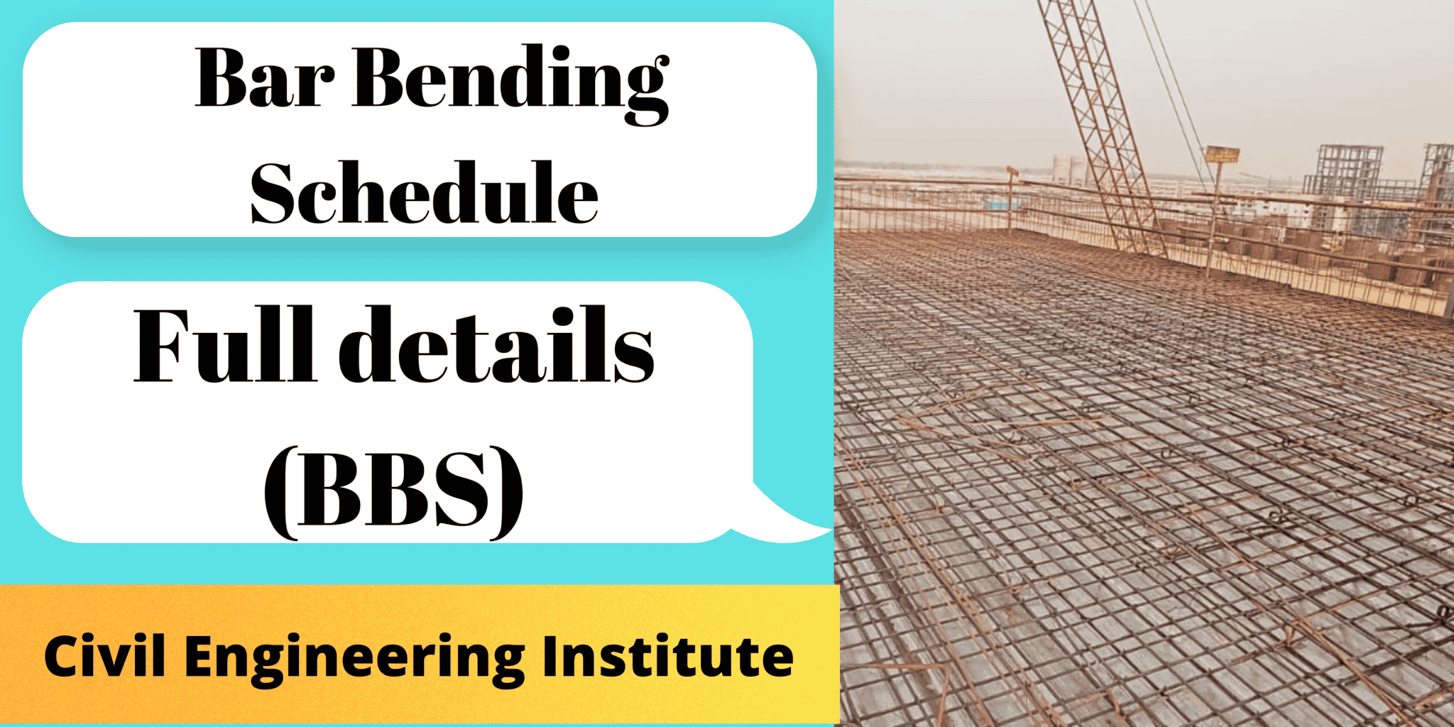bar bending schedule
