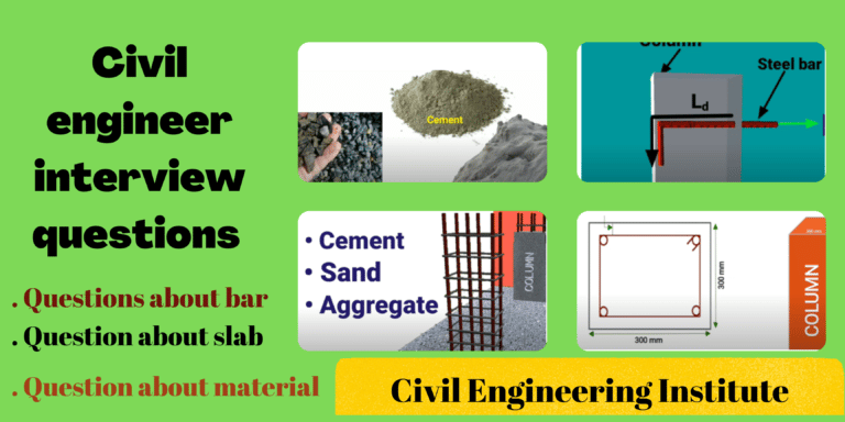 civil engineer interview questions