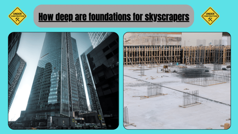 How deep are foundations for skyscrapers
