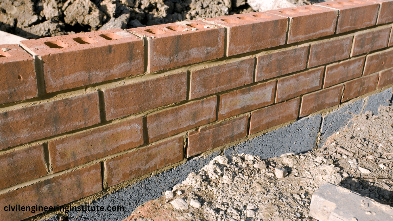 how deep foundations for a garden wall