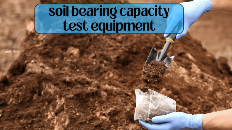 soil bearing capacity test equipment