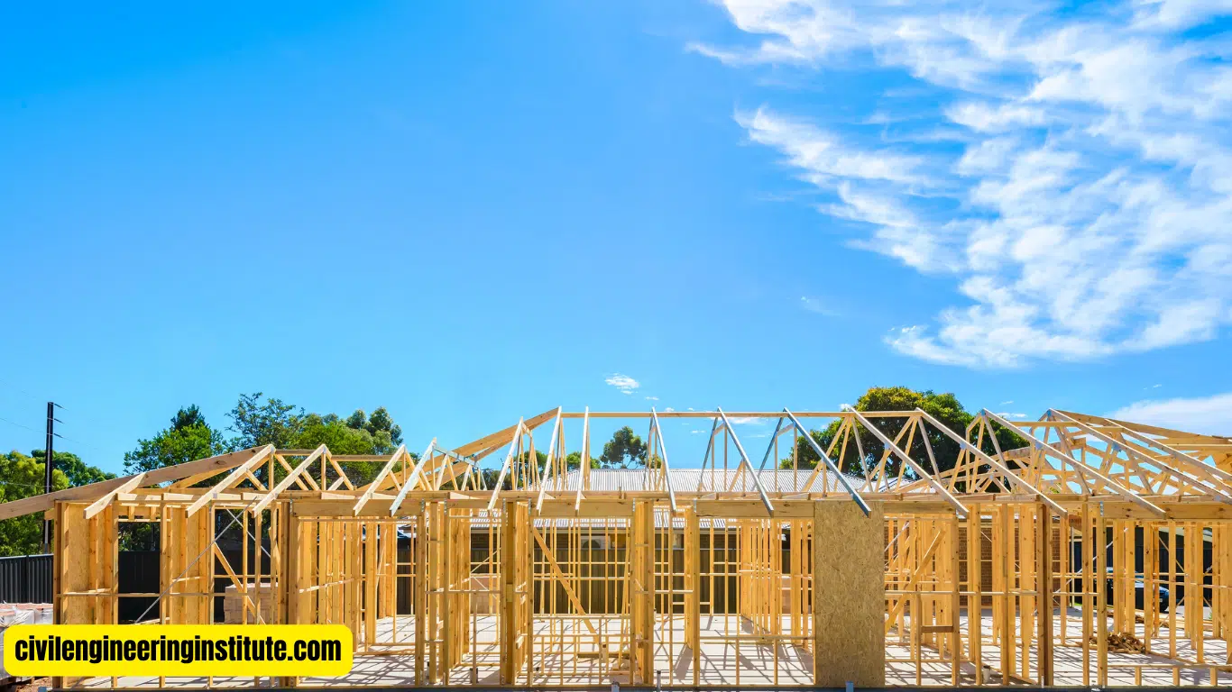 How timber frame houses are built