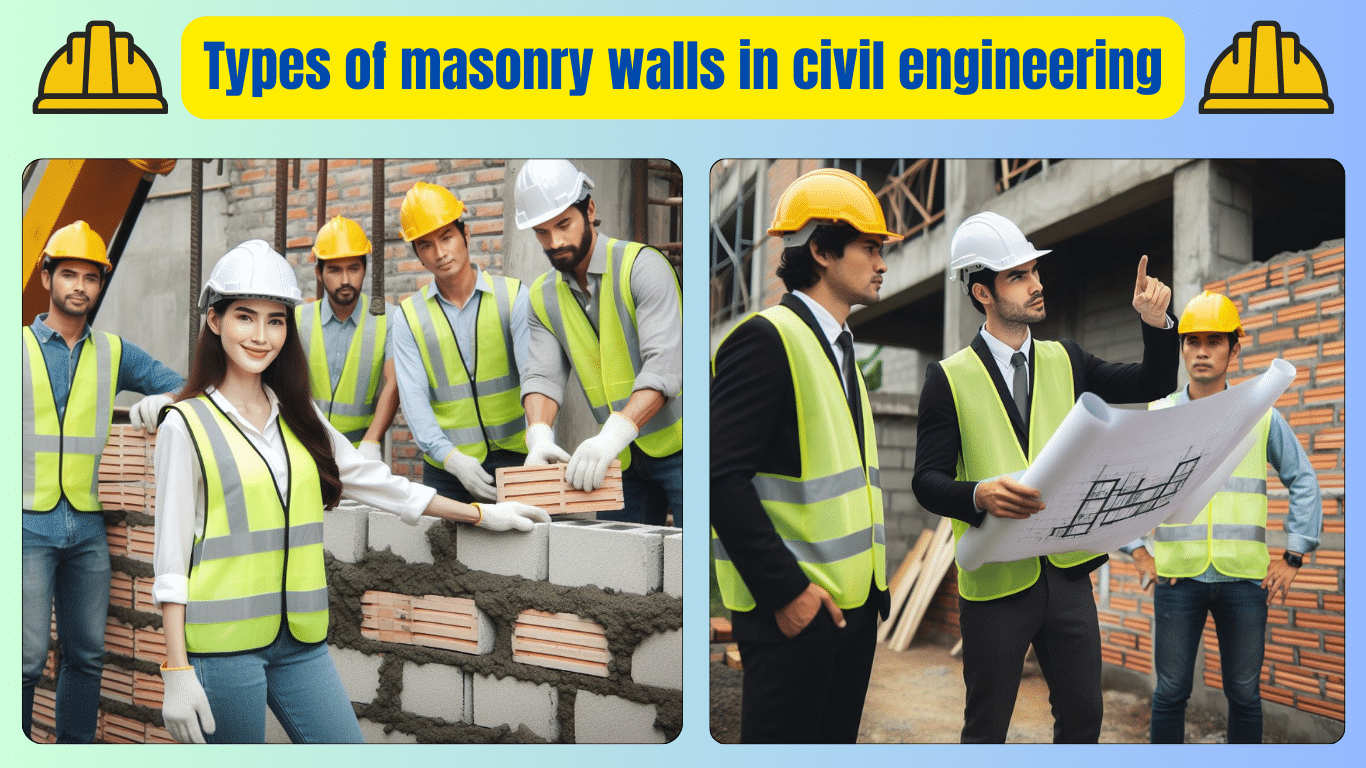 Types of masonry walls in civil engineering