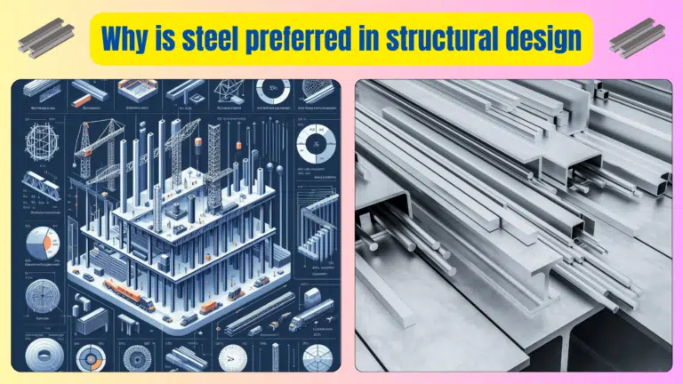 Why is steel preferred in structural design