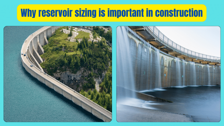 Why reservoir sizing is important in construction